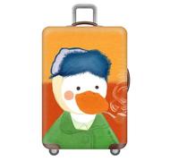 Funda para Maleta con Pato De Dibujos Animados,Funda EláStica para Equipaje De Viaje con Animales,Fundas para Maletas con Ruedas,A Prueba De ArañAzos,para NiñOs Y Adultos (Color 4,M(22-24inch))