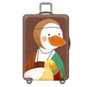 Funda para Maleta con Pato De Dibujos Animados,Funda EláStica para Equipaje De Viaje con Animales,Fundas para Maletas con Ruedas,A Prueba De ArañAzos,para NiñOs Y Adultos (Color 3,S(18-21inch))