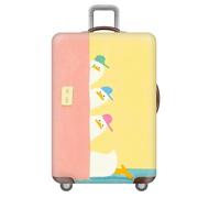 Funda para Maleta con Pato De Dibujos Animados,Funda EláStica para Equipaje De Viaje con Animales,Fundas para Maletas con Ruedas,A Prueba De ArañAzos,para NiñOs Y Adultos (Color 6,M(22-24inch))