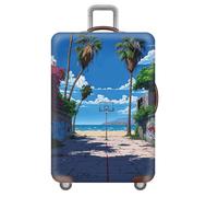 Funda para Maleta De Viaje,EláStica,Lavable,Antipolvo,AntiarañAzos,18-32 Pulgadas Luggage Cover,Fundas para Maletas,Protector para Maletas De Negocios,NiñOs, Ado,Adultos (Color 2,L(25-28inch))
