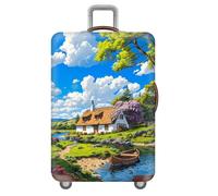 Funda para Maleta De Viaje,EláStica,Lavable,Antipolvo,AntiarañAzos,18-32 Pulgadas Luggage Cover,Fundas para Maletas,Protector para Maletas De Negocios,NiñOs, Ado,Adultos (Color 4,S(18-21inch))