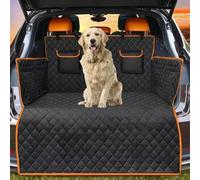 Funda para Maletero de Coche Perros para DS 7 Crossback E-Tense 2019-2022, Proteger contra el Pelo del Perros Polvos Suciedad Líquidos,B 180 * 103cm-Black Orange