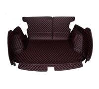 Funda para Maletero para Vezel 2015-2019 Juego Completo De Esteras para Maletero De Coche Forro De Carga Alfombras para Maletero Almohadilla Protectora Respaldo Asiento(Black with Red)