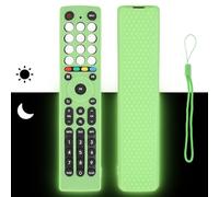 Funda para Mando a Distancia de Silicona Compatible con Hisense EN2J36H EN2D36H EN2F36H EN2N36H EN2Q36H EN2C36H TV Mando a Distancia Cubierta Protectora antigolpes con un cordón (Verde Fluorescente)