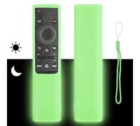 Funda para Mando a Distancia de Silicona Compatible con Samsung BN59-01358B BN59-01363B BN59-01311B TV Mando a Distancia Cubierta Protectora a Prueba de Choques con Cordón (Verde Fluorescente)