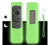 Funda para Mando a Distancia de Silicona Compatible con Samsung TV SolarCell BN59-01432A BN59-01432J BN59-01455E BN59-01437A Mando a Distancia Cubierta Protectora antigolpes con Verde Fluorescente