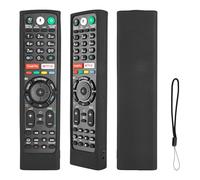 Funda para Mando a Distancia de Silicona Compatible con Sony TV RMT-TX100D RMT-TX300E RMF-TX310E RMF-TX300E RMT-TX200E RMF-TX200E Mando a Distancia Cubierta Protectora antigolpes con un cordón Negro
