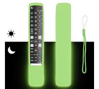 Funda para Mando a Distancia de Silicona Compatible con TCL RC802NU YUI1 RC802N YUI1 TV Mando a Distancia Cubierta Protectora antigolpes con un cordón (Verde Fluorescente)