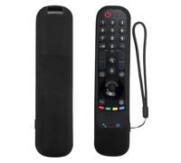 Funda para mando a distancia LG TV MR24GA MR24GN MR23GA MR23GN MR22GN MR22GA AN-MR21GA a prueba de golpes antideslizante funda protectora de silicona para LG Magic Remote - no brilla en negro