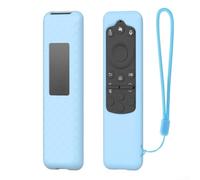 Funda para mando a distancia Samsung, silicona a prueba de golpes para BN59-01432A/BN59-01480L, funda protectora antideslizante de voz para controlador de TV (azul por la noche)