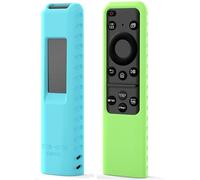 Funda para Mando de Samsung 2023 SolarCell TM2360E BN59-01432J BN59-01432A BN59-01455E, Funda para Mando de Samsung Neo QLED OLED TV TM2361E, Carcasa de Mando (Azul Fluorescente + Verd)