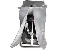 Funda para máquinas de ejercicio Funda for cinta de correr impermeable y resistente al polvo for exteriores con cordón ajustable, ideal for interiores para interior y exterior(Silver,117X97X168cm)
