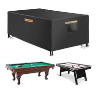 Funda para Mesa de Billar de 6/7/8/9 Pies, Funda Impermeable y a Prueba de Polvo para Mesa de Billar, Funda Resistente para Mesa de Billar de Snooker,6FT (204 L x 112 W x 82 cm H)