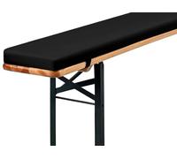 Funda para mesa de cerveza de 130 x 40 x 5 cm, impermeable, antideslizante, lavable, cojín de espuma para sillas de interior/exterior, perfecto para mesas de cerveza y tiendas de campaña de fiesta