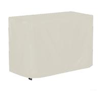Funda para mesa de horno de pizza compatible con PC3404S, tela Oxford recubierta de plata 420D, parrilla al aire libre, mesa de comedor rodante, cubierta impermeable para carrito (blanco)