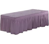 Funda para mesa de masaje de salón de belleza, cubierta para tumbona, falda de mesa, sábana de spa de salón transpirable (02)