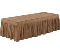 Funda para mesa de masaje de salón de belleza, cubierta para tumbona, falda de mesa, sábana de spa de salón transpirable (04)