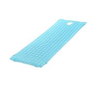 Funda para mesa de masaje, sábana de masaje protectora con agujero de respiración, para salón de belleza, centro de spa, bandas elásticas en cuatro ángulos (azul)