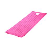 Funda para mesa de masaje, sábana de masaje que protege con agujero de respiración, para centro de spa de salón de belleza, bandas elásticas de fijación en cuatro ángulos (rosa)