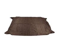 Funda para mesa de pong, impermeable, a prueba de polvo, protección solar, tela Oxford recubierta de plata, ligera, con diseño de cerradura para mesas de pong de interior y (Café)