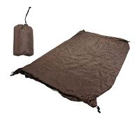 Funda para mesa de pong para exteriores, impermeable, a prueba de polvo, cubierta de tenis de mesa recubierta de plata con diseño de cerradura para patio, terraza, ligera, (Café)