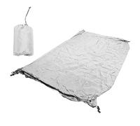 Funda para mesa de pong para exteriores, impermeable, a prueba de polvo, cubierta de tenis de mesa recubierta de plata con diseño de cerradura para patio, terraza, ligera, (Gris)