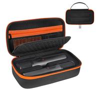 Funda para micrófono inalámbrico compatible con micrófono inalámbrico JBL PartyBox, 2 micrófonos inalámbricos digitales, bolsa de viaje portátil para receptores, adaptadores, baterías AA, cargador,