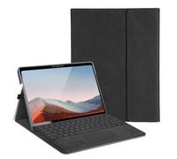 Funda para Microsoft Surface Go 3/2/1 de 25.4 cm, visualización de múltiples ángulos, soporte para lápiz capacitivo, disociación de calor ligero, compatible con teclado tipo cubierta, color negro