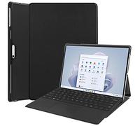 Funda para Microsoft Surface Pro 9 13 pulgadas 2022 Smart Cover Case con función atril y función de apagado y encendido automático, color negro