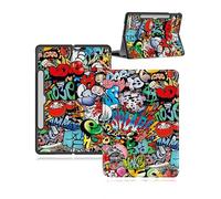Funda para Microsoft Surface Pro de 12 pulgadas 2025 Última tableta, toergy de piel sintética, resistente al agua, a los golpes y al polvo, estilo graffiti