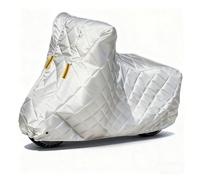 Funda para Moto Acolchada Antigranizo | para Motron Revolver 125 | Impermeable Todas Las Estaciones con Orificios Candado Bandas Reflectantes Gran Resistencia Exterior