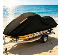 Funda para Moto acuática Remolque para Yamaha WaveRunner VX Deluxe HO（2024-2026） 丨Jetski Covers Lona Protectora para Moto acuática Resistente 300D Tela Oxford Hebillas Resistentes al Viento