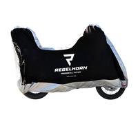 REBELHORN Cover II Top Box Funda para Moto | Poliéster Duradero | Compatible con Baúles de Motocicleta | Dos Agujeros para Cadena Antirrobo | Ajuste ceñido