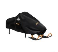 Funda para moto de nieve a base de Oxford con lados ventilados, marca frontal reflectante y hebillas elásticas listas para tormenta (600D)