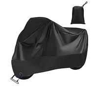 Funda para Moto, Funda de Bicicleta, Funda Protectora para Motocicleta, Exterior, Impermeable,Invierno,Verano,Oxford, con Agujero de Cerradura Polvo,Nieve,pour Moto,Scooter, 245 x 105 x 125 cm,XXL