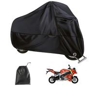 Funda para Moto, Funda Moto Impermeable, Funda de Moto, Cubre Moto, 190T Cubierta de Motocicleta Protector UV Universal para Exteriores, Cubierta para Scooter de Motor, Lona con Orificios de Bloqueo