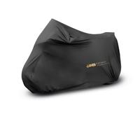 Funda Para Moto Impermeable Acolchada Elástica Negra Profesional S