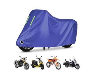 Funda para Moto Impermeable para Vespa Elettrica Red 25 kmh|Funda Transpirable para Motocicleta|Resistente a la Lluvia,el Polvo,los Rayos UV y el Viento|Dobladillo elástico