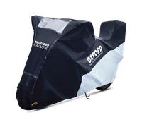 Funda de moto para exterior oxford rainex-moto/scooter con baul-negro/plata-s