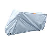 Funda para Moto para Piaggio Vespa GTS GTV 250 300, Cubre Moto Exterior Impermeable Protector Viento Antipolvo UV Exterior Protector, Protector Cubierta Moto Exterior,D Silver