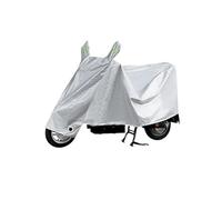 Funda para Moto Scooter Ropa Motocicleta Película Aluminio Tres Capas A Prueba Lluvia Funda Bicicleta Solar Protección Vehículos Eléctricos La Lluvia Cubierta De Motocicleta Protectora al Aire(L)
