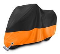 Funda para Moto Scooter XXL, Cubierta de Moto Impermeable Protección Outdoor&Indoor, Funda Motocicleta Bicicletas Polvo Nieve Lluvia Viento Hojas Excrementos de Aves al Aire Libre, 245x105x125cm