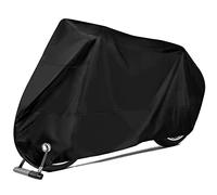 Funda para Moto, XXL Impermeable Motocicleta Outdoor&Indoor Poliéster Funda Scooter Bicicletas, Antipolvo/UV protección, Lona para Interior y Exterior con Orificios de Bloqueo, 245x105x125cm