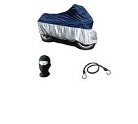 Funda para moto Yamaha FZ 750 impermeable y antiparasoles de nailon universal para scooter moto XL 246 x 105 x 127 cm parabrisas + maletero