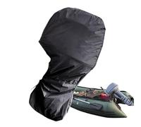 Funda para Motor Fuera De Bord - Protección de 210 Deniers para Motor Impermeable con Cubrehélices | Adecuado para Potencia 15-100, Impermeable, Anti-decoloración, Protección de Pintura contra Sol, L