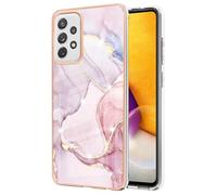 Funda para Motorola Moto G05/E15, a prueba de golpes, brillante, para Moto G05/E15, antideslizante, delgada, rígida, de mármol, funda protectora de silicona contra caídas, para niñas y mujeres, para