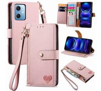 Funda para Motorola Moto G05/E15, con cierre tipo libro, funda tipo cartera de alta calidad, a prueba de golpes, piel sintética, delgada, en relieve, con imán, funda protectora para Motorola Moto