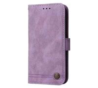 Funda para Motorola Moto G05 para Motorola Moto G05, funda de piel sintética premium para Motorola Moto G05, función atril, tarjetero, magnético, funda de piel, color morado