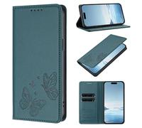 Funda para Motorola Moto G67 5G / G77 5G Case, Cierre Magnético Función Soporte Bloqueo RFID Flip Billetera de Cuero PU Carcasa Móvil para Motorola Moto G67 5G / G77 5G, Verde