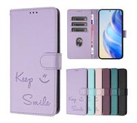 Funda para Motorola Moto G75, a prueba de golpes, de piel sintética, con tapa, funda protectora con tarjetero y cierre magnético para Motorola Moto G75, color lavanda
